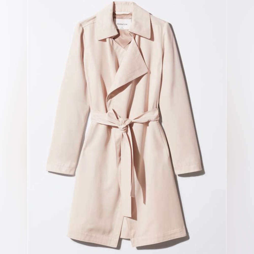Aritzia Babaton Maximo Trench - Size S - Color Denude